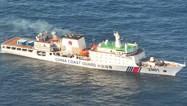 中国海警船极速升级，32节喷水突击，先在钓鱼岛教训日本，再让菲律宾快艇无处遁形