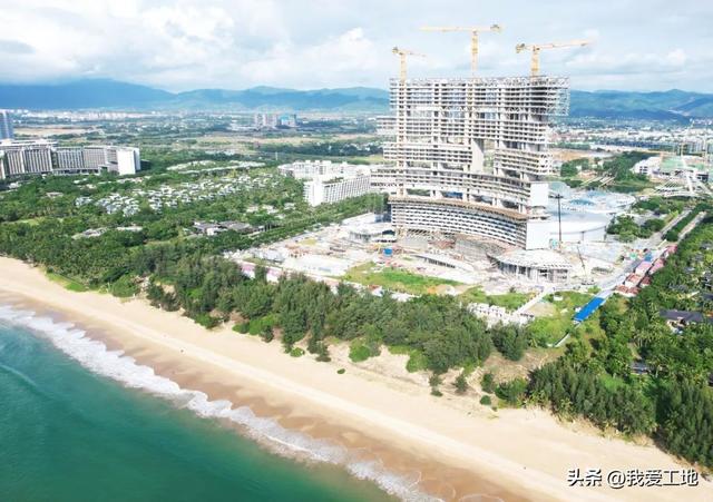 三亚国际免税城酒店项目全面结构封顶，海南再添一座新地标