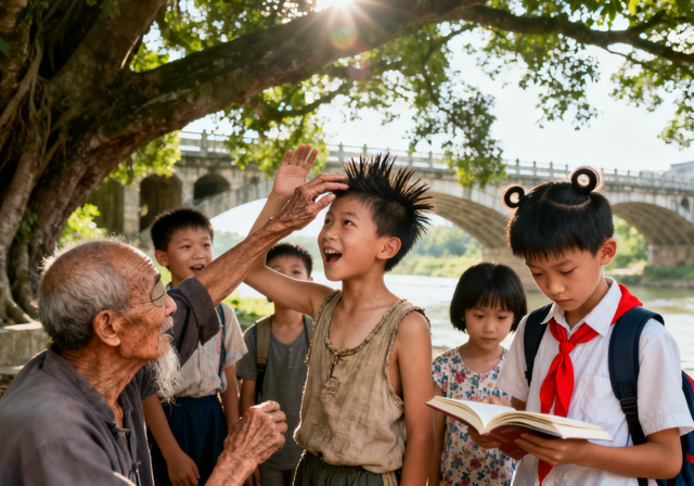 瞎子算命先生的识人术:头上有两个旋的孩子,多半是这两种命,很准