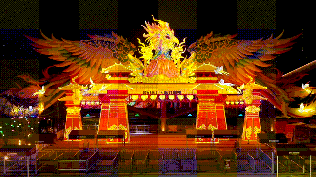 武汉园博园灯会来啦！