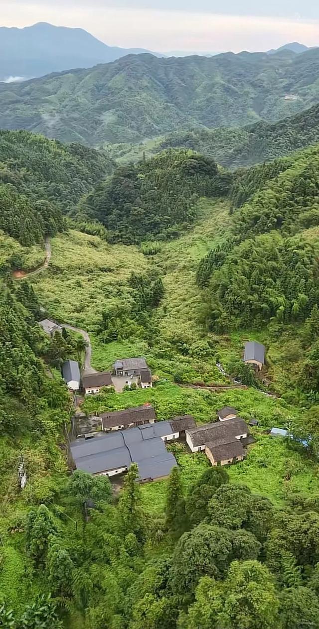在粤北山区隐藏了一处原生态无人居住的村庄,周围荒废杂草丛生