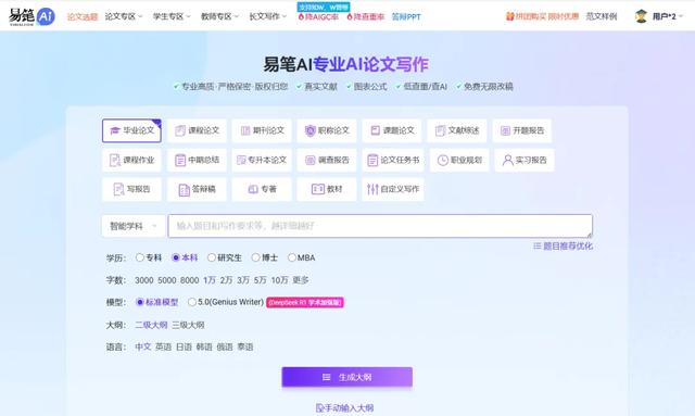 AI写论文包过神器来了！8款AI论文写作工具生成论文，知网查重率仅4%！