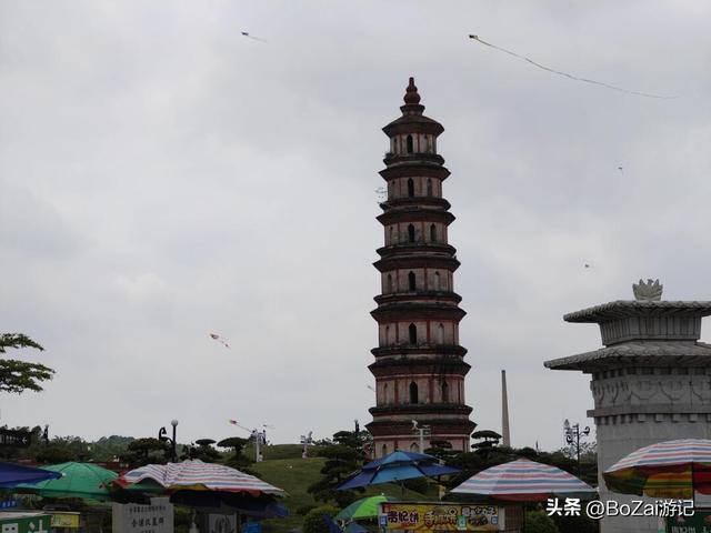 合浦地标大揭秘，明代文昌塔，在汉墓群边守望数百年的传奇