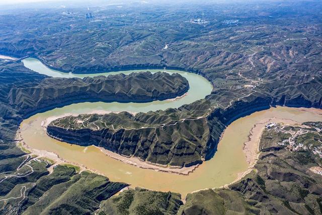 黄河忻州市段，感叹祖国山河之壮美