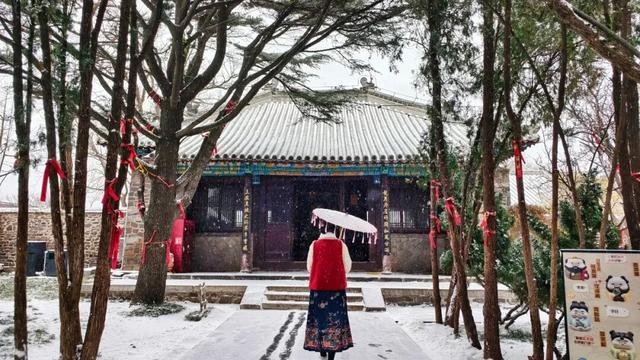 超出片，雪中的蓬莱阁自带浪漫滤镜！