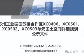 最新公示！苏州这些地方规划大变！图片