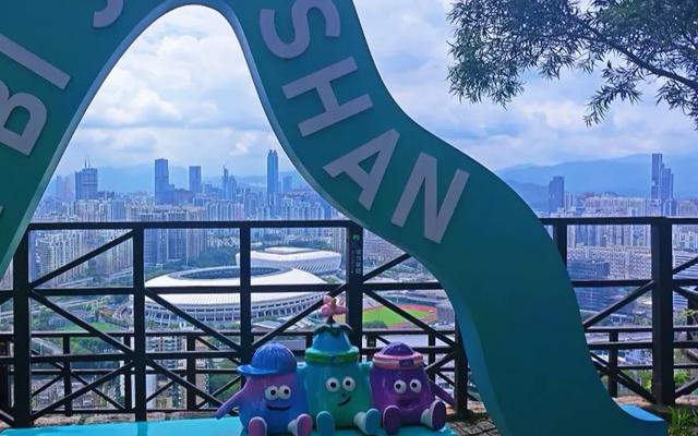 深圳高颜值公园推荐，笔架山公园，湖光山色俯瞰深圳