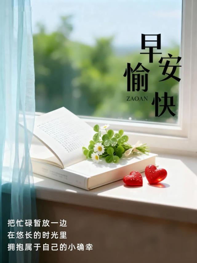 早安心语 努力是标配，快乐是选择，新一天加油