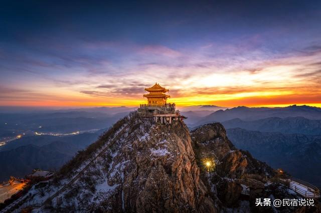 你见过老君山的雪中霞光吗？