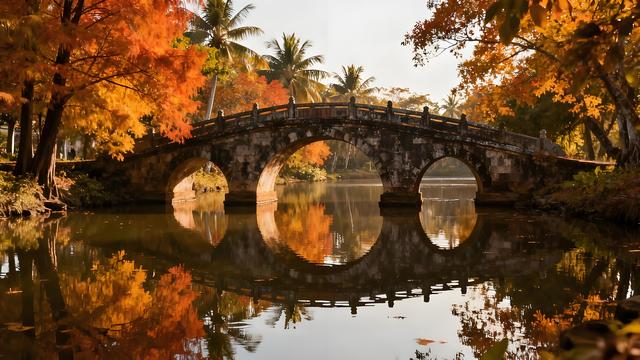 木棉吹雪映琼波，椰影摇风入画幽 —— 海口清秋寻梦录