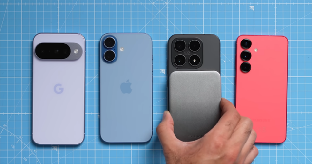 小米 17 对比 Galaxy S25、Pixel 10、iPhone 17 – 根本没法比！