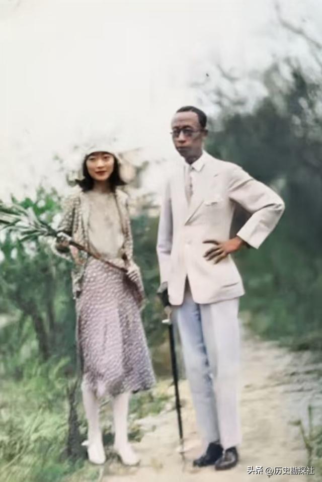 这才是皇后婉容的真实样貌，并非演员扮演，货真价实的罕见照片！