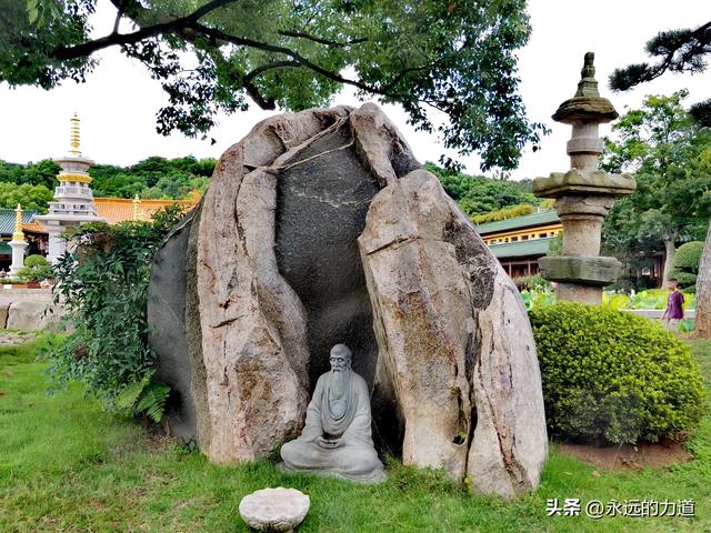 东林大佛&东林寺，在大佛脚下休憩
