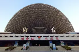 佳木斯开往烟台的快速列车，途经沈阳、天津，全程2676公里图片