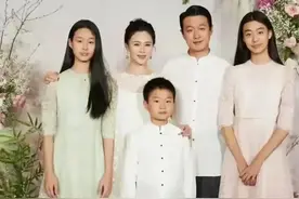 佟大为带17岁女儿拍戏，长的很漂亮酷似王祖贤，而且身高一米八图片