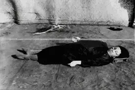 1925年，韩淑秀被枪决后罕见遗容，不远处是她丈夫郭松龄的遗体图片