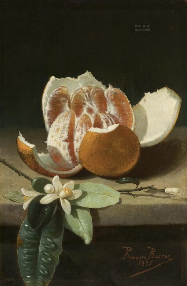 西班牙乡村自然风光，西班牙画家罗梅罗·巴罗斯作品赏