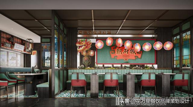 广式茶楼设计案例｜传统烟火气+现代网红风，锁定家庭与年轻人