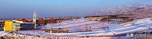 山阴县，雪后的广武国际滑雪场