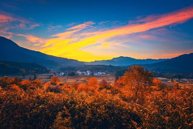不比黄山，枫景如画，杏色满城，安徽这几个小众地方特有精游感！
