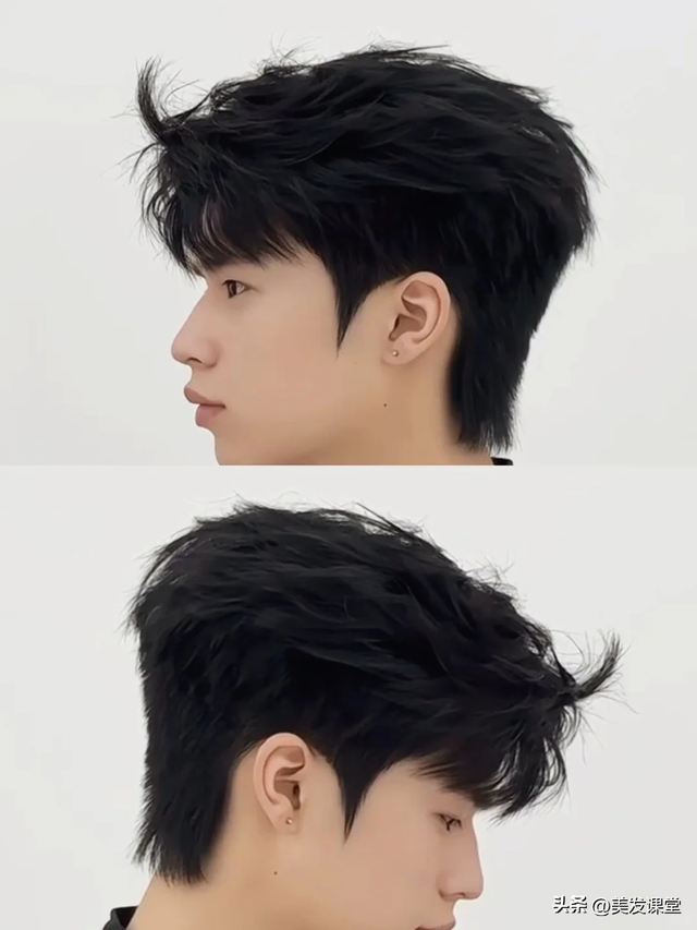 男生选对发型太重要了，剪个短发清爽又精神，出门不费时间打理