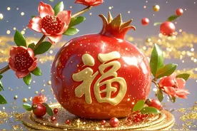 石来运转，榴榴大顺 | 美好寓意头像壁纸图片