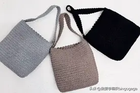 简约大方的包包永远受欢迎，小绞花肩包教程，简单就是一种美图片