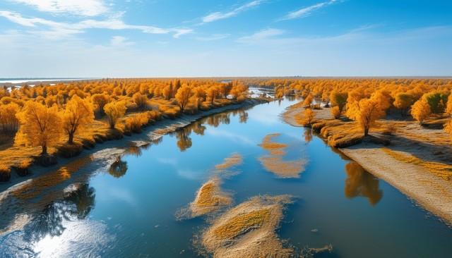镀了金的新疆秋色，彩色绘就，五处秘境邂逅最诗意的天山南北