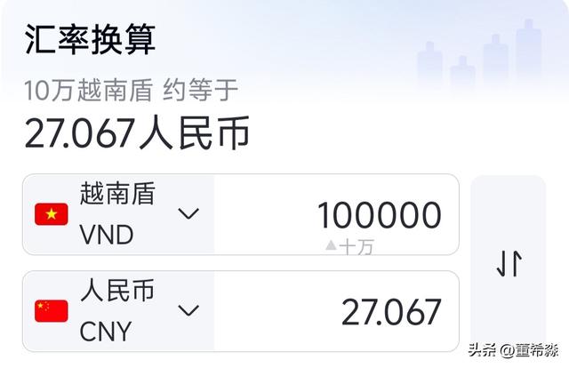 10万越南盾能买到什么