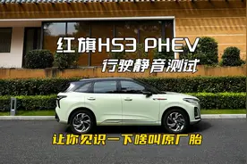 波波测 | 红旗HS3 PHEV行驶静音测试，独一无二的“原厂胎”相当给力图片