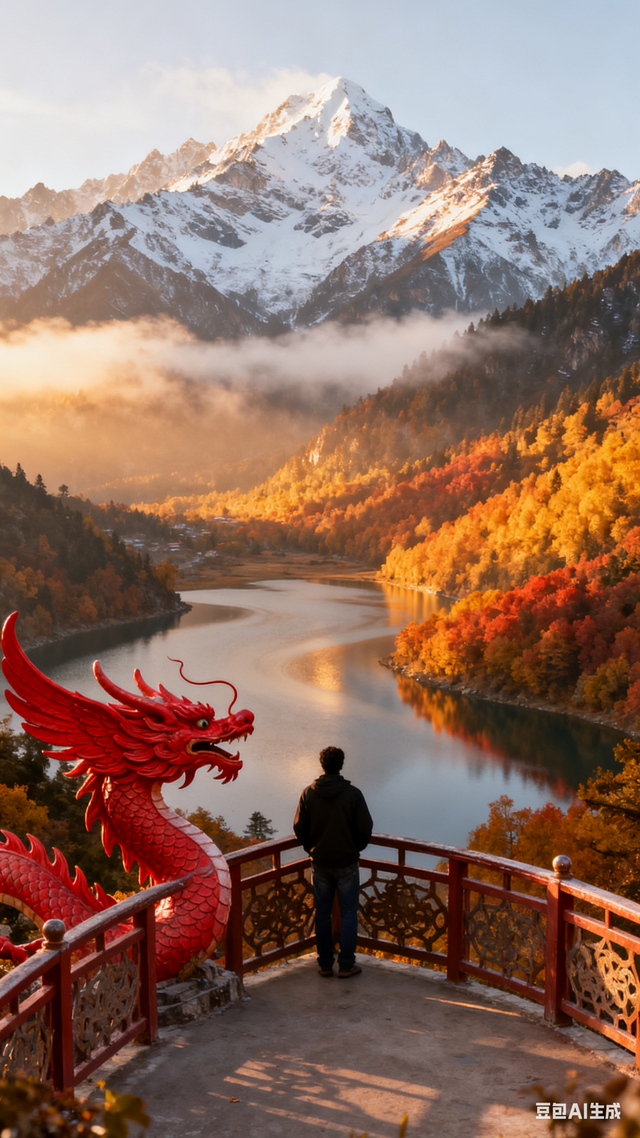 无双道龙赵小荣游记《 一笔祥龙行天下 》（六十六）巴松措游