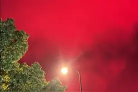 血红色天象再次出现，舟山夜空到底有什么？气象局回应图片