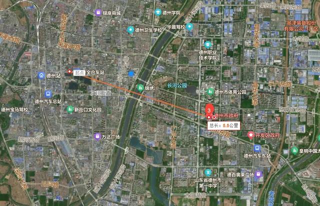 从一张图片谈德州经济政治文化中心从“西德”向“东德”的变迁