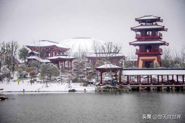 寒潮降雪妆点鄂州 多个景点变身银装世界