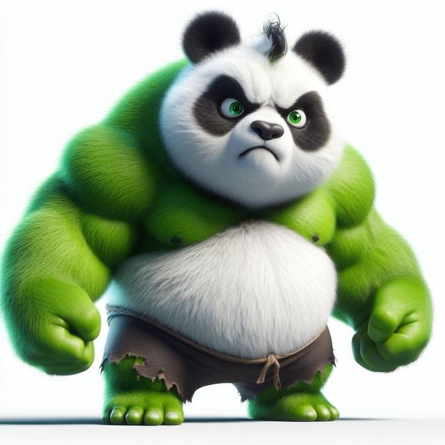 熊猫超级英雄系列头像