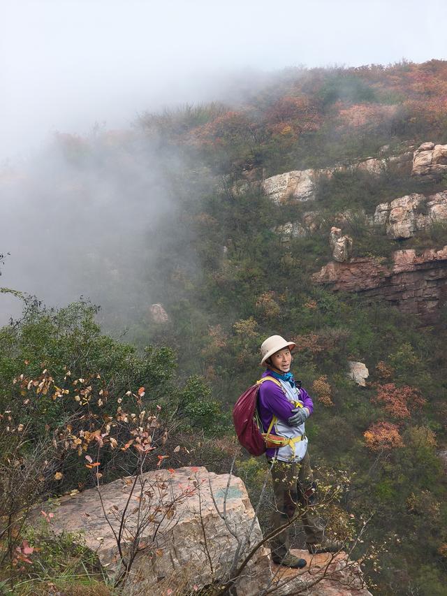 雾锁风挡山，红叶引客来