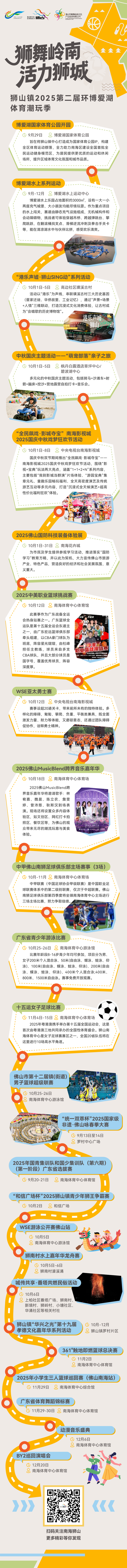 南海又增文旅新地标！狮山博爱湖国家体育公园开园，还有潮玩运动季邀你打卡