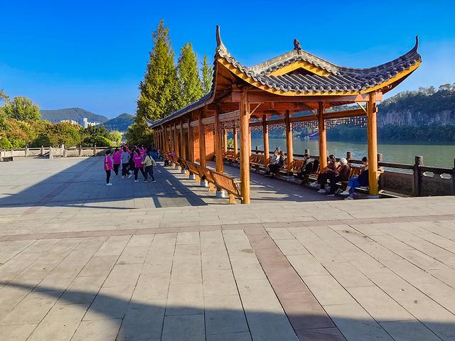 2024深秋四川行14 阆中古城2嘉陵江游船码头、华光楼、中天楼