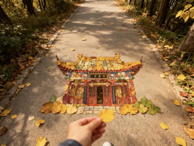 “AI”上文化园，这“叶”太美啦！