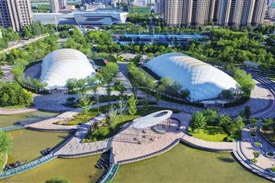 芳林缀满城 太原正向着公园城市华美转身