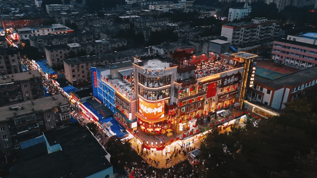 夜生活天花板！淄博这里藏了个“不夜城”，洪崖洞同款夜景绝了~