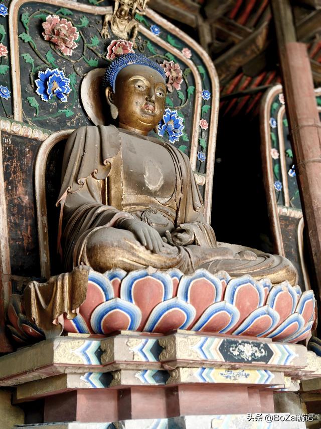 朔州国三古寺，金代弥陀殿五绝，减柱造太震撼