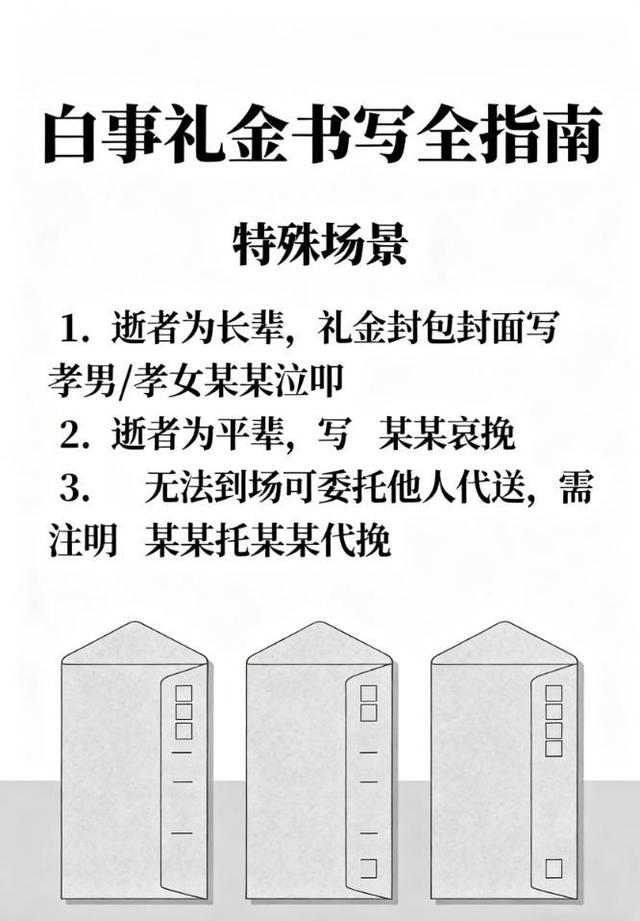 白事礼金书写全指南：以礼寄哀，传递庄重关怀