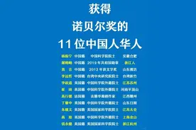 获得诺贝尔奖的中国人&华人有哪些?图片