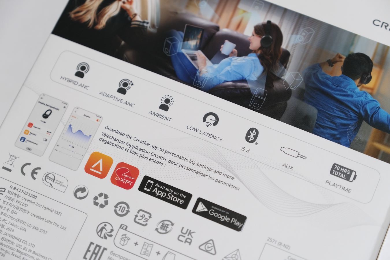 “声”临其境,诚意之作,浅谈创新ZEN HYBRID SXFI无线头戴式耳机