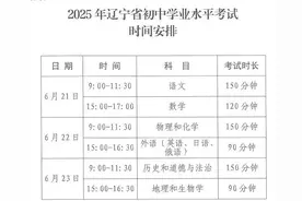 最新！2025年辽宁省中考时间确定！图片
