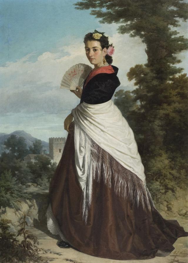 西班牙乡村自然风光，西班牙画家罗梅罗·巴罗斯作品赏