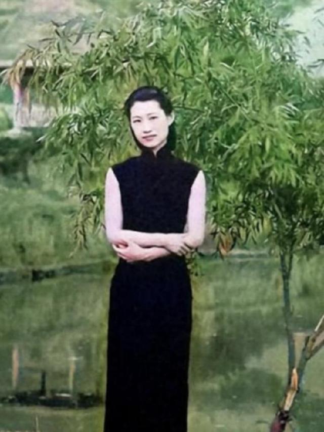 这是张学良老婆赵四小姐真实样貌，并非演员饰演而是货真价实真品