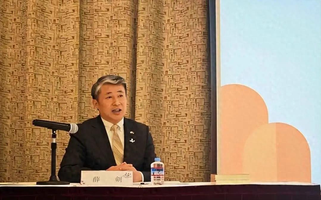 连美驻日大使都出动了，薛剑总领事遭围攻，若被驱逐必对等回应