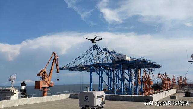 在北部湾港集团无人机竟然可以……